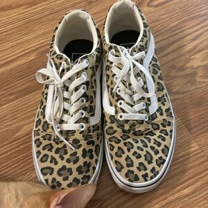 Cheetah print vans